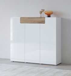 INOSIGN Highboard "Toledo,Breite 147,5 cm,trendige Hochkommode mit 3 Türen günstig online kaufen