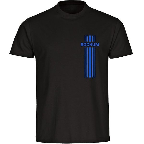 multifanshop T-Shirt Herren Bochum - Streifen - Männer günstig online kaufen