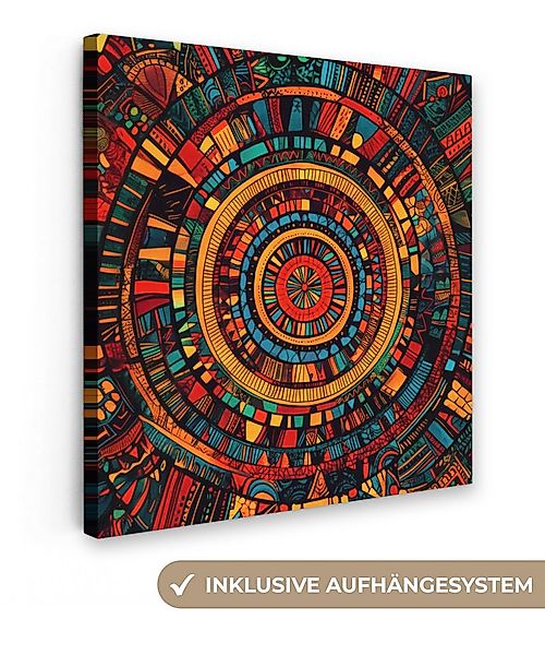 OneMillionCanvasses® Leinwandbild Mandala - Kreise - Muster, Fotodruck (1 S günstig online kaufen
