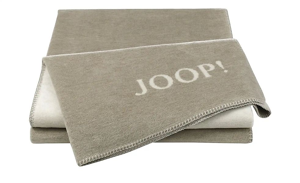 JOOP! Wohndecke  JOOP! Melange-Doubleface ¦ beige ¦ Baumwollmischgewebe ¦ M günstig online kaufen