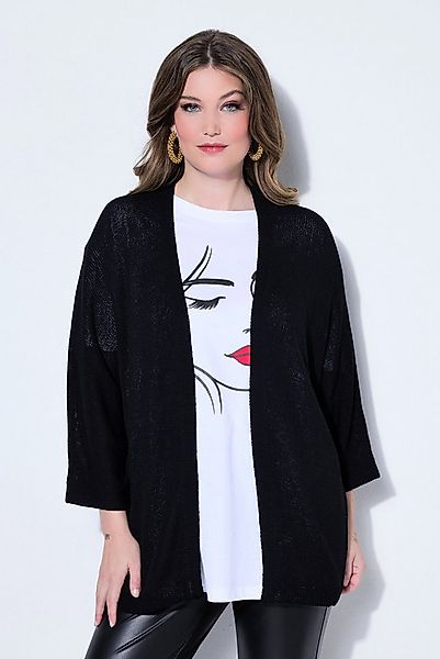 MIAMODA Strickjacke Strickjacke offene Passform 3/4-Fledermaus-Ärmel günstig online kaufen