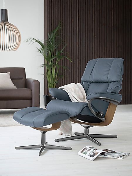Stressless® Relaxsessel »Reno«, (Set, Relaxsessel mit Hocker), mit Hocker, günstig online kaufen