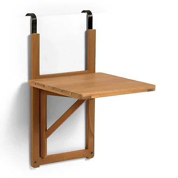Balkongeländer Tisch aus Akazie Massivholz klappbarer Tischplatte günstig online kaufen