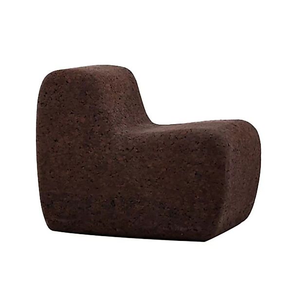 Gervasoni - Cork 05 Sessel - braun/LxBxH 74x45x59cm günstig online kaufen