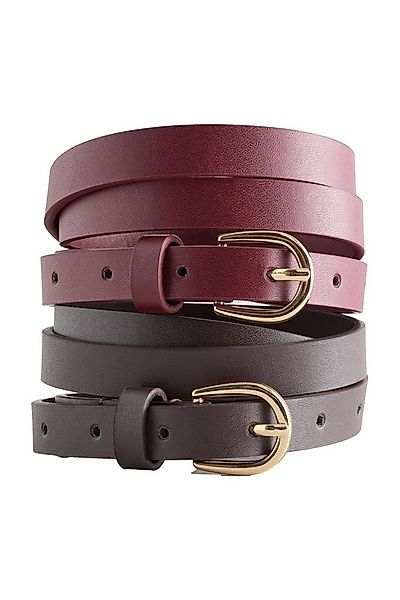 Next Gürtelriemen 2er-Pack schmale Gürtel aus Polyurethan (1-St) günstig online kaufen