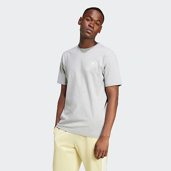 adidas Sportswear T-Shirt "LOUNGE VERBIAGE CIRCLE GRAPHIC" lockere Passform günstig online kaufen