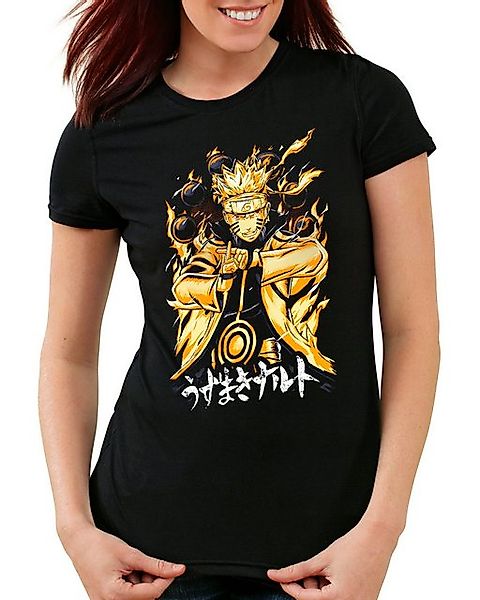 style3 T-Shirt Nine-Tails Mode hatake shikamaru kage naruto anime manga cos günstig online kaufen