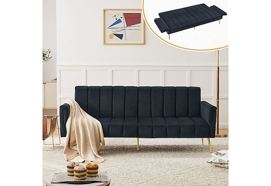 Merax Schlafsofa, mit Bettfunktion,Bettsofa,Klappsofa,Gästebett günstig online kaufen