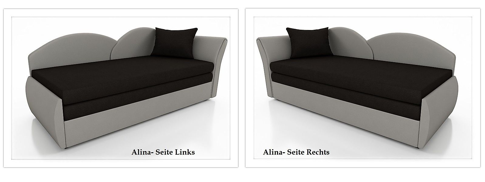 Fun Möbel Schlafsofa Sofa ALINA Links günstig online kaufen