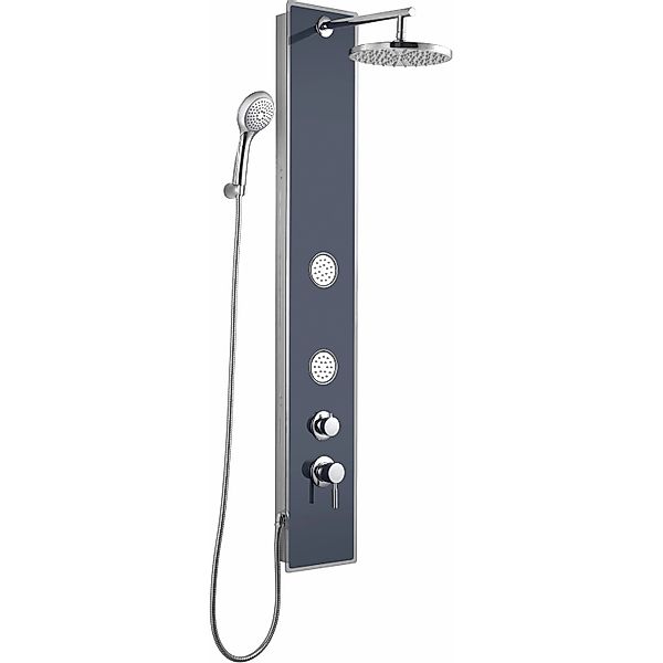 Schütte Glas-Duschpaneel Anthrazit günstig online kaufen