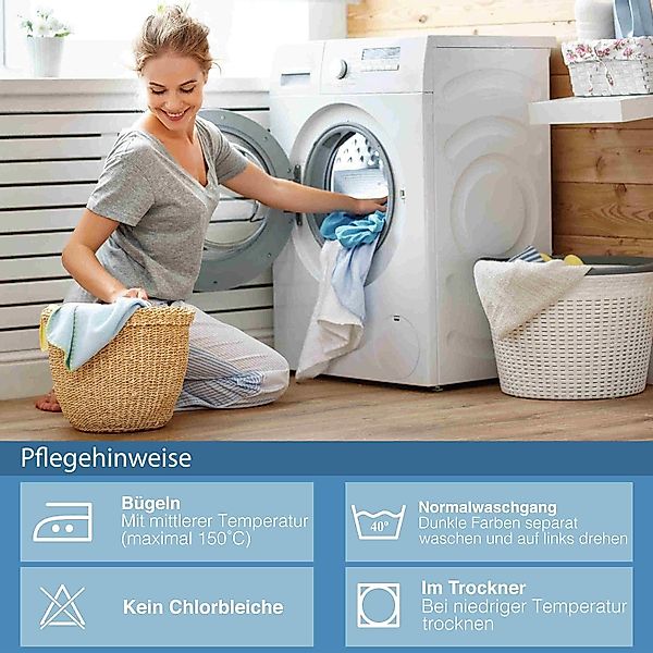 yadetextil Bettwäsche 240x220 cm, Renforce, 3 günstig online kaufen