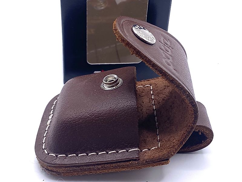 Zippo Etui Leder Tasche Echtleder Gürteltasche günstig online kaufen