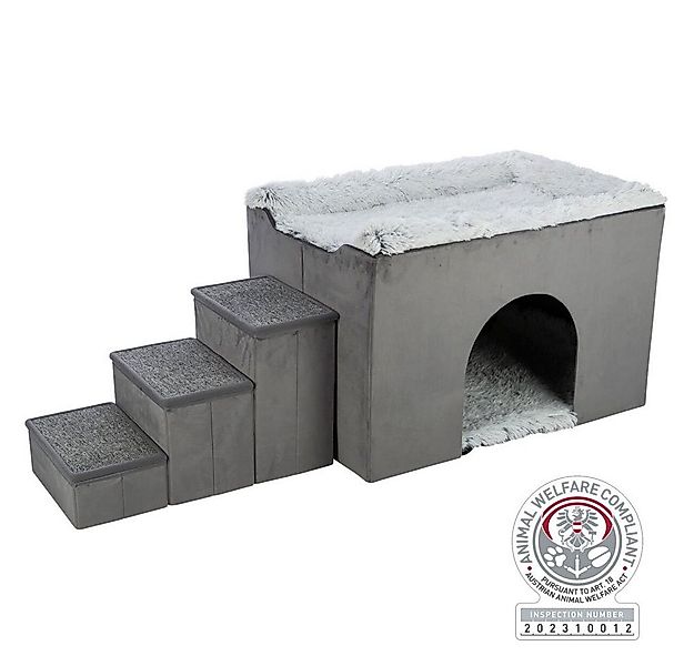 TRIXIE Schlafhöhle Trixie Höhle Harvey mit Treppe - 154 × 60 × 60 cm günstig online kaufen