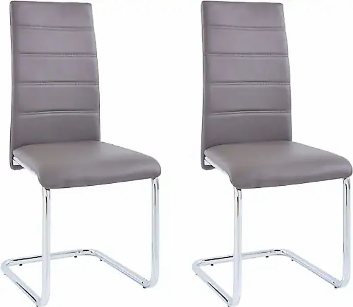 INOSIGN Freischwinger »Adora« (Set) 4 Stk.(2 oder 4 Stück) Bezug in Kunstle günstig online kaufen