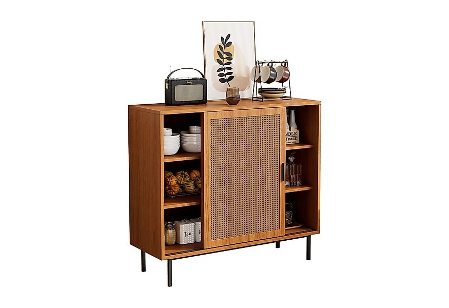 i@home Sideboard Küchenschrank, mit 2 Schiebetüren und Verstellbare Ablage, günstig online kaufen