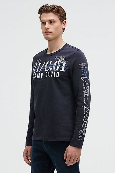 CAMP DAVID Langarmshirt aus Baumwolle günstig online kaufen