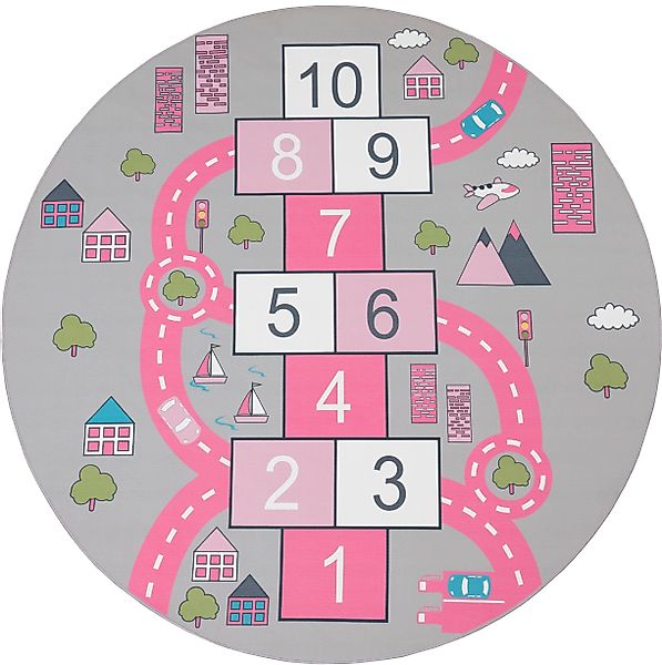 Paco Home Kinderteppich Bino 569, rund, günstig online kaufen