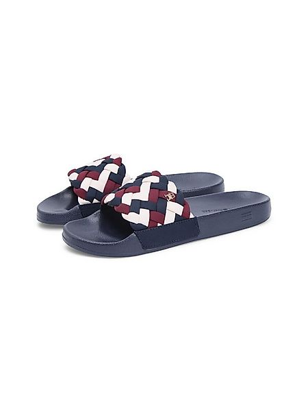 Tommy Hilfiger TH BRAIDED POOL SLIDE Pantolette Plateau, Sommerschuh, Stran günstig online kaufen