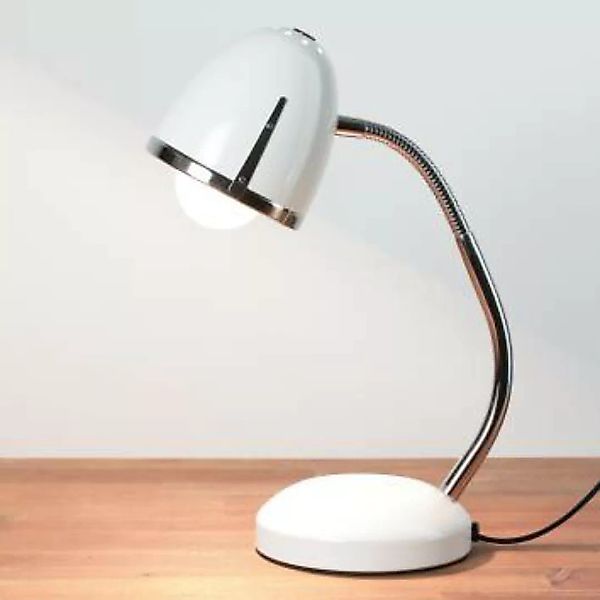 Retro Schreibtischlampe Weiß günstig online kaufen