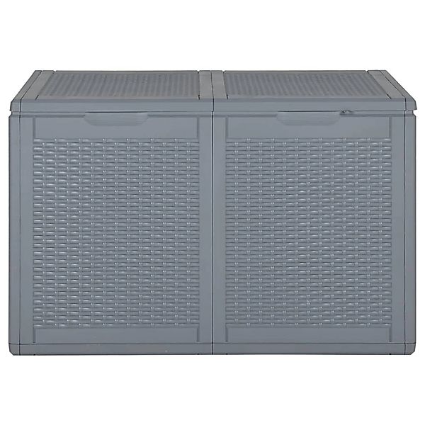 VidaXL Gartenbox Grau PP Rattan 180 L günstig online kaufen