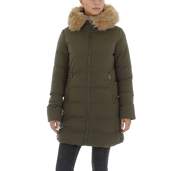 Ital-Design Winterjacke Damen Freizeit (87256337) Kapuze Gefüttert Winterja günstig online kaufen