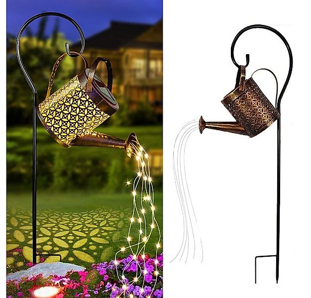 zggzerg LED Solarleuchte Solargießkannen Lampe für Außen, Wasserdicht Solar günstig online kaufen