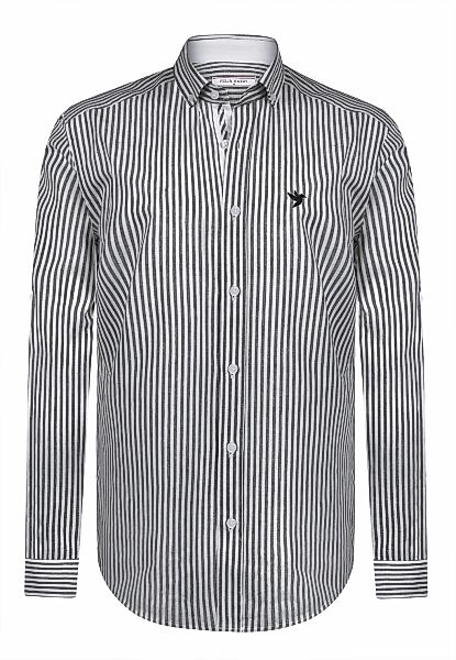 Felix Hardy Langarmhemd "Gestreiftes Langarmhemd" günstig online kaufen