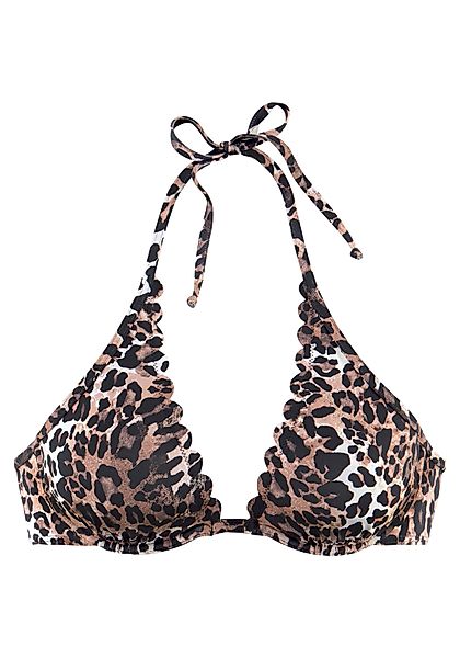 LASCANA Bügel-Bikini-Top "Lexa", mit Muschelkante günstig online kaufen