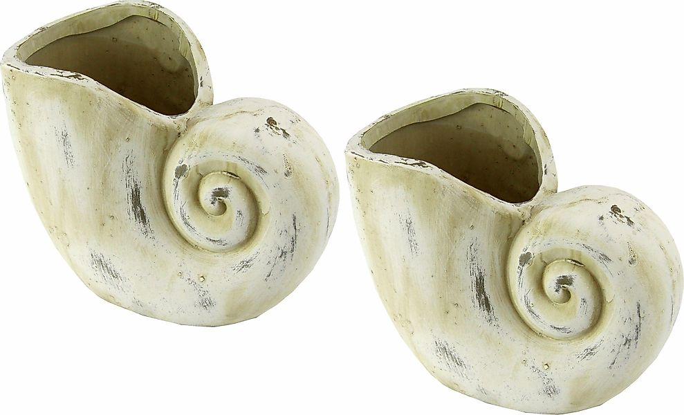 I.GE.A. Übertopf Pflanzgefäß Muschel (Set, 2 günstig online kaufen