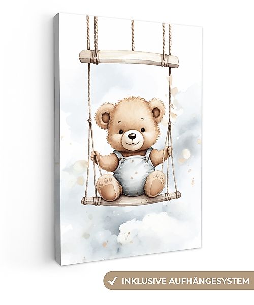 OneMillionCanvasses® Leinwandbild Bär - Baby - günstig online kaufen