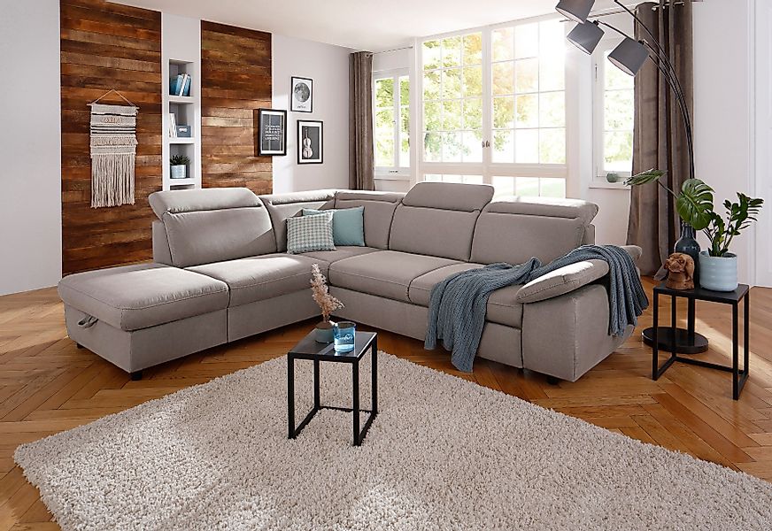 Home affaire Ecksofa Mauritius L-Form, mit günstig online kaufen