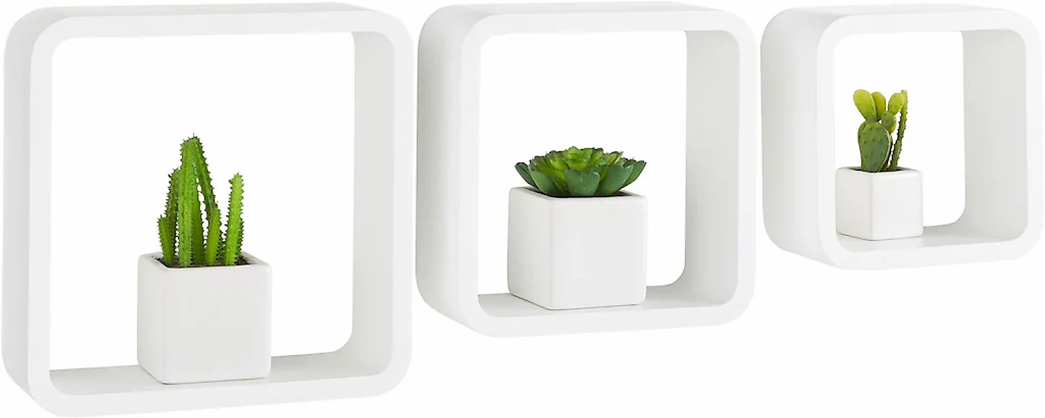 Home affaire Deko-Wandregal, (Set, 3 St., 3-tlg. Set), Dekoregal, Wanddeko, günstig online kaufen