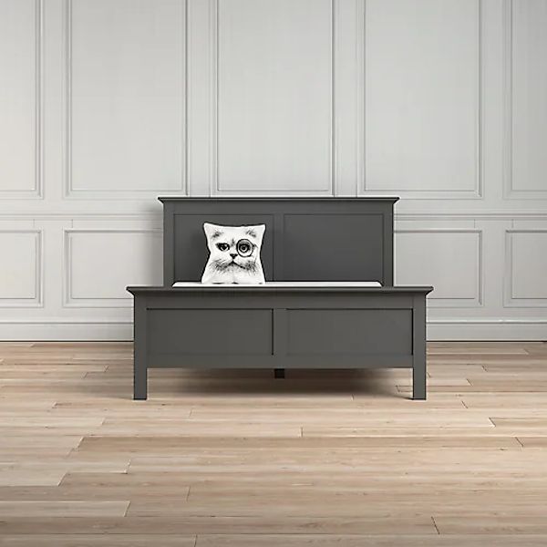 Home affaire Bett »Paris Bettgestell, Doppelbett,«, mit Kassetten-Optik an günstig online kaufen