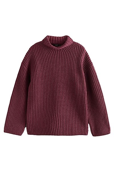 Next Longpullover Langer Strickpullover mit Rollkragen günstig online kaufen