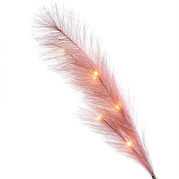 MARELIDA LED-Leuchtzweig LED Federbüschel Pampasgras Dekozweig günstig online kaufen