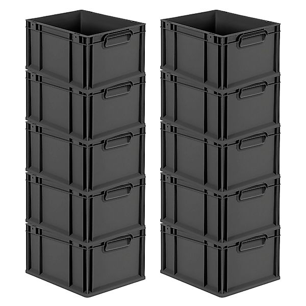 PROREGAL SparSet 10x Eurobox Nextgen Grip HxBxT 22x30x40cm 20 Liter Griffe günstig online kaufen