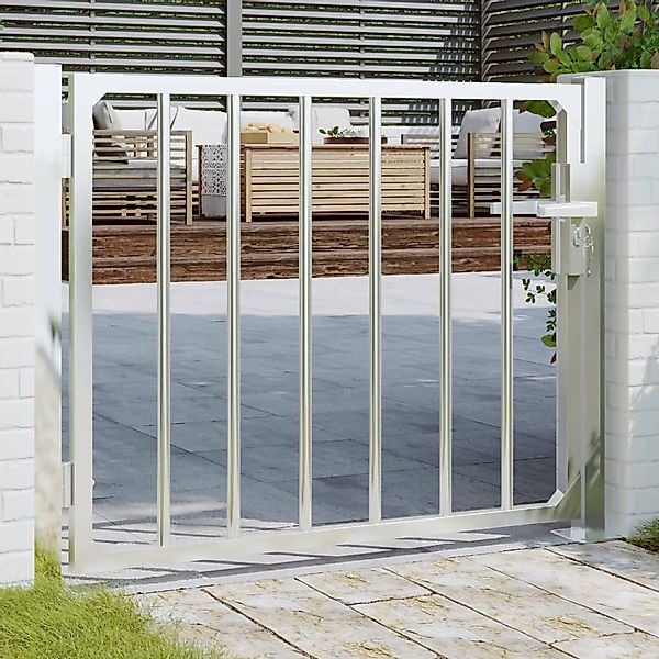 vidaXL Gartentor Gartentor 100x75 cm Edelstahl günstig online kaufen