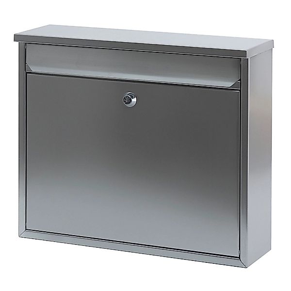 PROREGAL® Wandgarderobe Wandbriefkasten Granadan aus Edelstahl günstig online kaufen