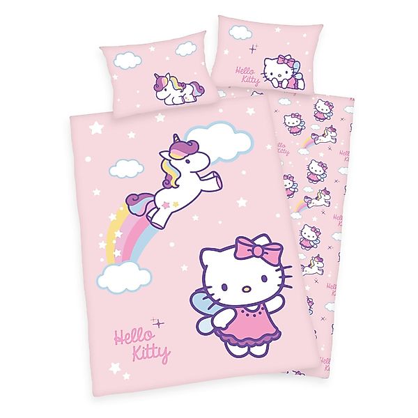 Herding Babybettwäsche Hello Kitty Baby Bettwäsche günstig online kaufen