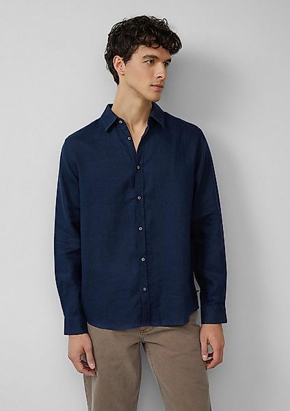 s.Oliver Langarmhemd Hemd Regular Fit: Langarmhemd aus Leinen günstig online kaufen
