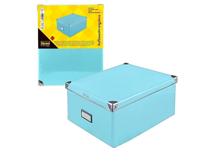 Idena Aufbewahrungsbox Idena 11009 - Aufbewahrungsbox aus festem Karton, De günstig online kaufen