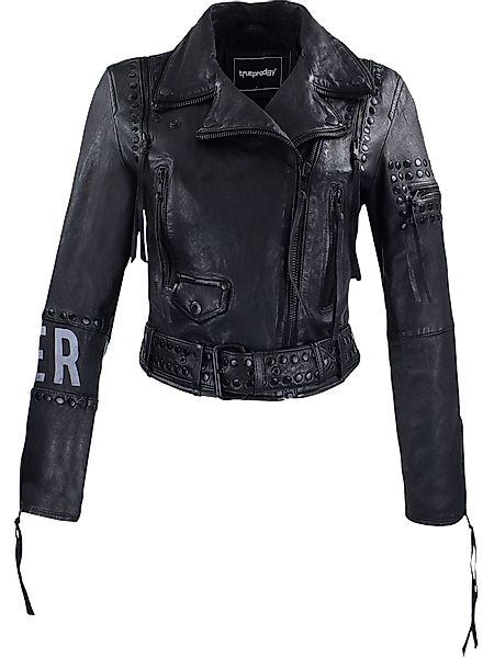 trueprodigy Lederjacke Ava mit Print und günstig online kaufen