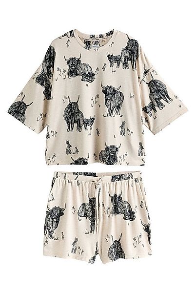 Next Pyjama Gemütlicher, kurzer Schlafanzug (2 tlg) günstig online kaufen