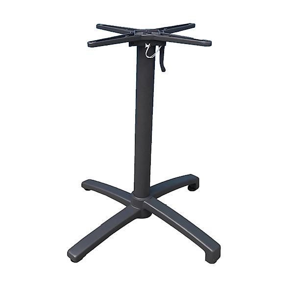 Garden Pleasure Klapptisch Treviso Anthrazit 68 cm x 68 cm günstig online kaufen