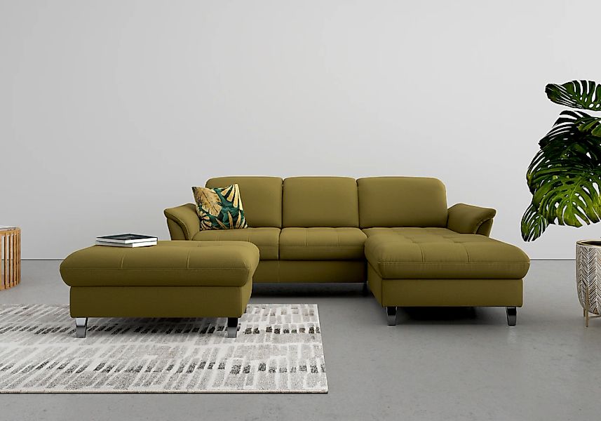 sit&more "Maggiore L-Form" wahlweise mit Kopfteilverstellung, Bettfunktion günstig online kaufen