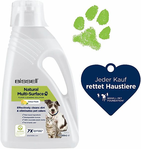 Bissell Flüssigreiniger "Natural Multi Surface 2L PET" günstig online kaufen