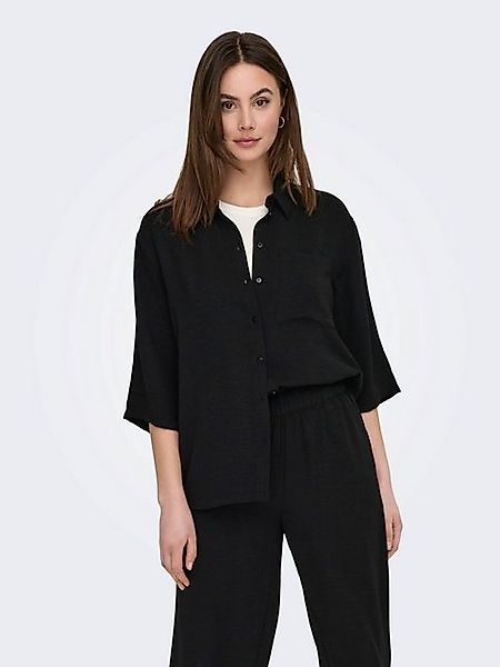 JACQUELINE de YONG Blusenshirt 3/4 Arm in Knitteroptik Blusen Oberteil Brus günstig online kaufen