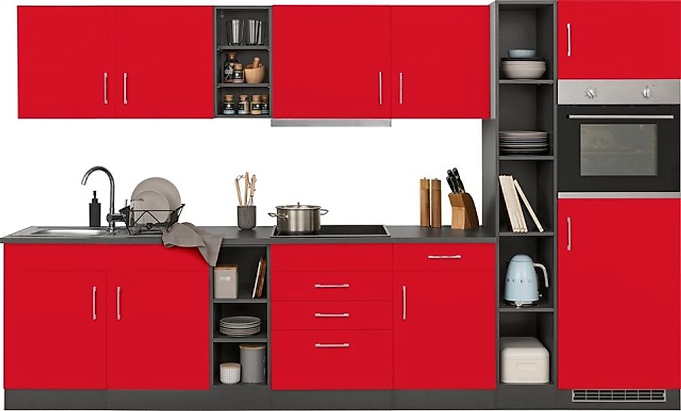 KOCHSTATION Küchenzeile »KS-Paris – Küchen mit einzigartigen Fotomotiven au günstig online kaufen