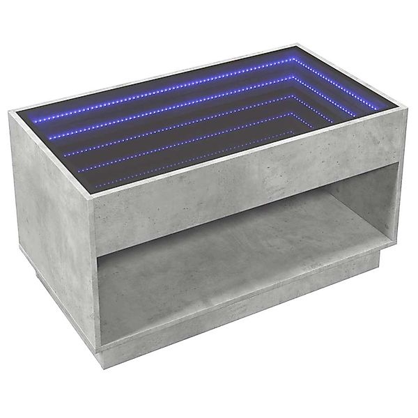 vidaXL Couchtisch mit Infinity-LED Betongrau 90x50x50 cm 847668 günstig online kaufen