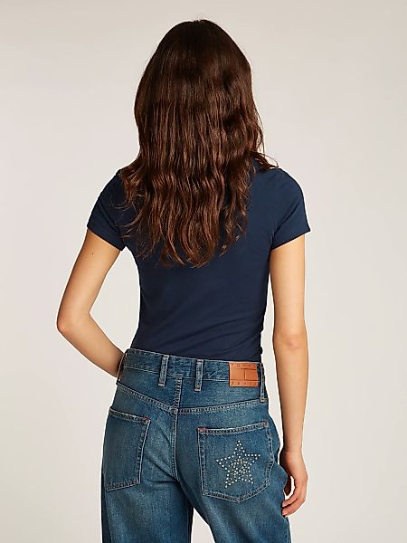 Tommy Jeans Curve Rundhalsshirt Shirt TJW SLIM ESSENTIAL in Großen Größen, günstig online kaufen